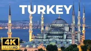 Turkey 4K - Scenic Relaxation Film With Calming Music | Istanbul 4K Video with Motivation Music