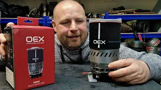 HOW MUCH OEX ?? unboxing the new OEX HEIRO solo stove set.