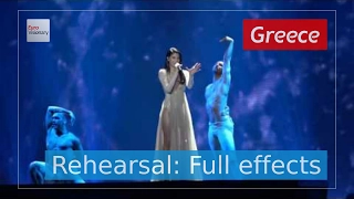 Demy - This is Love - Greece - Rehearsal (Full Effects) - Eurovision Song Contest 2017 (4K)