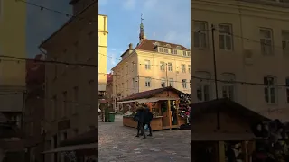 Christmas Market Tallinn Estonia 🇪🇪 | Old Town #christmas #estonia #oldtown #shorts