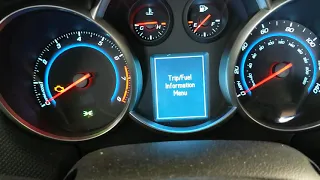 2011 Chevy Cruze how to reset remaining Oil life, 2011 Chevy Cruze how to reset oil life