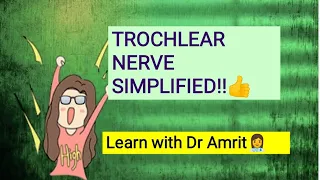 TROCHLEAR NERVE SIMPLIFIED | only things you need to know about fourth nerve.