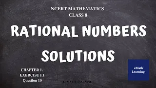 Q10 Ex 1.1 - Chapter 1 Rational Numbers, NCERT Mathematics Class 8.