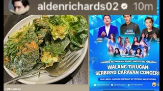 NEWS UPDATES Alden Richards Handang handa na sa Concert na Magaganap mamaya.sa CARAVEN sa MALABON!!!