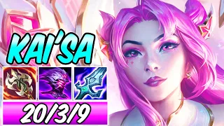 S+ NEW AMAZING KAI'SA ADC BUILD WITH HYDRA & BOTRK SEASON 13 - CLEAN PLAYS | League of Legends