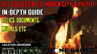 Shadow of the Tomb Raider 🏹 All Collectibles The Hidden City 🏹 (Relics, Documents, Murals, etc)