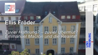 Emmanuel Macron und die Realität - Vortrag von Ellis Fröder