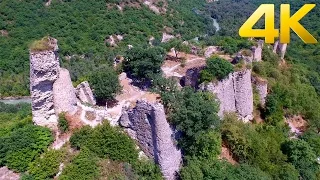 Ujarma Fortress / უჯარმის ციხე / Крепость Уджарма / - 4K aerial video footage - DJI Inspire 1