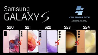 Samsung Galaxy S20, S21, S22, S23 and S24