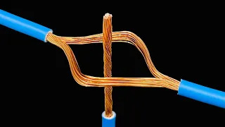 BRILLIANT idea! Proper wire joint 3 way | Perfect Twist Electric Wire Together