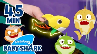 Clay Halloween Sharks and More! | +Compilation | Halloween Family Special | Baby Shark Official