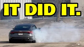 Our Audi Etron had a surprise after dumping it in thousands of pounds of rice.