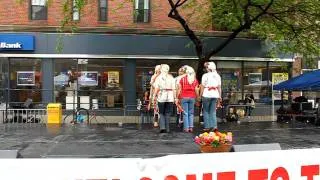 Bosilek Bulgarian folk dance Ensemble performs 'Shopski tantsi'  in NYC