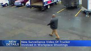 New surveillance video shows trucker involved in Burr Ridge workplace shootings