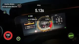 MB E63S AMG W213 Startline Motors 1000HP acceleration 1/4 mile 9.89 sec