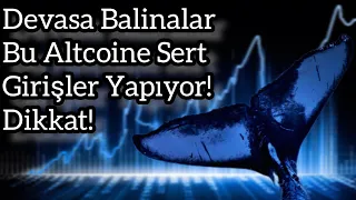 Devasa Balinalar Bu Altcoine Sert Girişler Yapıyor! Dikkat! | Kripto Haber.