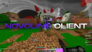 hacking on Hypixel skywars w/ Novoline Client | Uncut minecraft hacking video