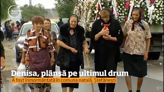 Denisa Răducu a fost condusă pe ultimul drum