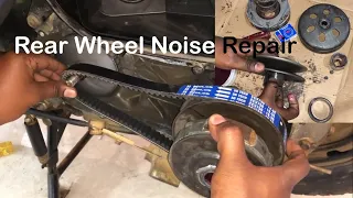 How to Change Honda Dio Clutch Bearings and CVT Belt/ Rear Wheel Noise Repair HD