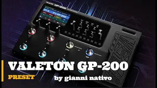 VALETON GP-200: CRUNCH RHYTHM & LEAD FOR STRAT-TELE GUITARS