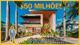 MANSÃO DE R$50.000.000,00 NO TAMBORÉ EM ALPHAVILLE - SÃO PAULO- UM VERDADEIRO SHOW ARQUITETONICO