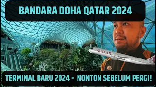 BANDARA DOHA QATAR REVIEW LENGKAP 12 jam transit di terminal baru QATAR AIRWAYS JAKARTA | vlog #74