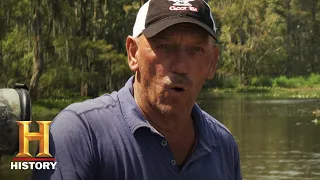 Swamp People: Troy Confronts BIG & VIOLENT Gators (Season 12) | History