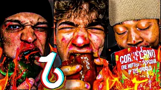 EXTREME 1 Hour Spicy Food Tiktok Compilation Pt3🥵🌶