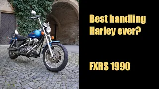 FXR - The best handling Harley ever? Harley Davidson FXRS walkaround.