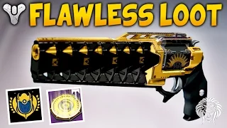 Destiny: TRIALS FLAWLESS LOOT! New Gold Weapons & Armor From The Lighthouse Chest (Rise of Iron)