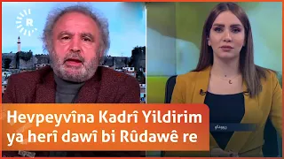 Hevpeyvîna Mamoste Prof. Dr. Kadrî Yildirim ya herî dawî bi Rûdawê re