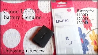 [Hindi]Unboxing/Review Canon LP-E10 Lithium-Ion Battery for Canon 1100/1200D/1300D | Genuine Check