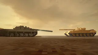T90 vs 2 T72 AI Tank Battle Mod Destruction - Teardown