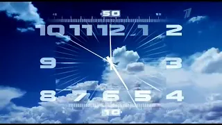 Окончание программы "Поле чудес", часы и начало программы "Время" (Первый канал, 27.02.2015)
