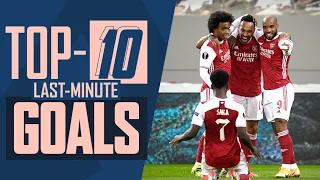 Late drama! | Ranking Arsenal's Top 10 Last Minute Goals | Henry, Kanu, Bendtner, Aubameyang & more