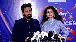 Palak Muchhal With Partner Mithoon Received The Mid-Day India Influencer Awards 2023 | MS shorts