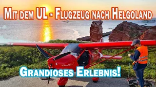 Mit dem Ultraleichtflugzeug nach Helgoland ab Koblenz mit www.instagram.com/sailglider/