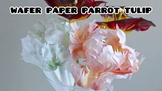 Wafer paper Parrot Tulip