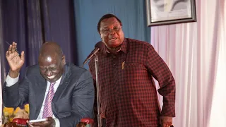 'Siwezi sema mimi ni wa Azimio!' Atwoli cracks up President Ruto in Kakamega!!