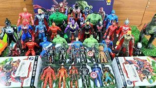 UNBOXING this AVENGERS marvel toys, SUPERHERO, ironman, hulk, thor, superman, spiderman,@DZAKAtoys