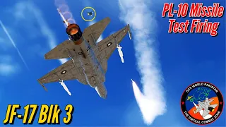 DCS JF-17 Block 3: PL-10 Within Visual Range Missile Test Firing | High Off Bore Sight | DCS World