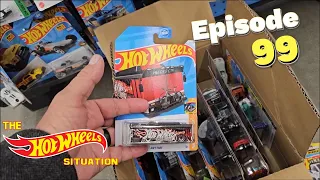 FOUND ONE HOT WHEELS CASE B REGULAR TREASURE HUNT AND ANOTHER HIDDEN FOR ME BY A FRIEND EPISODE 99