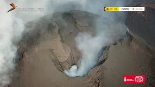 Vuelo Dron cráter despertándose (27/9/21, 17.30 h a 18.30 h) IGME-CSIC