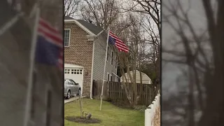 Second flag carried by Jan. 6 rioters displayed outside house owned by Justice Alito