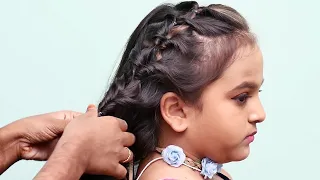 Cute baby hairstyle | Young girls hairstyle for medium hair | Medium Hair Hairstyle For Girls 2024