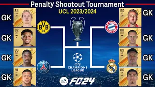 UCL 2023/24 Semi-Final! Featured player becomes goalkeeper! Penalty Shootout Tournament!