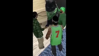 The cat from the Grove Street gang