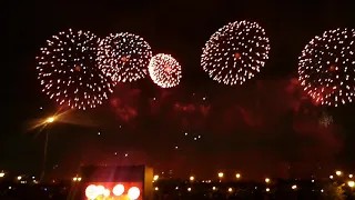 Moscow's International fireworks festival 2019. Team Argentina.