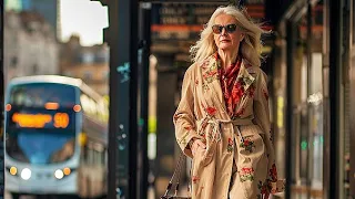 Street Fashion 2024. Style at an Elegant Age. Spring Outfits Ideas. London Street style.