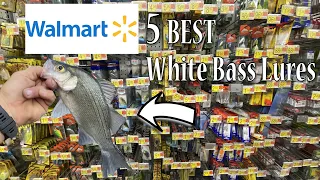 5 Best Sand Bass Lures! Budget Creek Fishing Lure for White Bass! Give these a try and catch them!